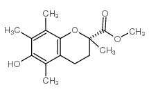 (S)-6-甲氧基-2,5,7,8-四甲基苯并-2-羧酸结构式