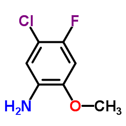 5-Chloro-4-fluoro-2-methoxyaniline Structure