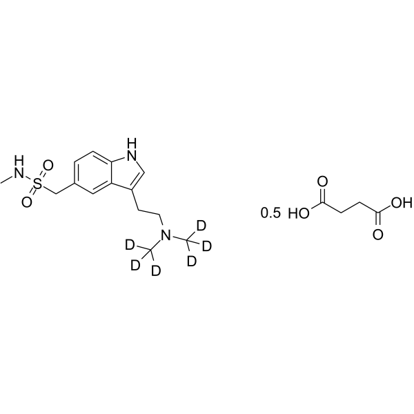 Sumatriptan-d6 (succinate) Structure