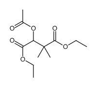diethyl 3-acetyloxy-2,2-dimethylbutanedioate结构式