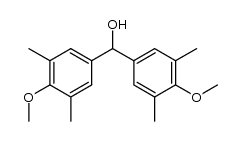 bis(4-methoxy-3,5-dimethylphenyl)methanol Structure