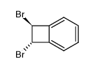 rel-(1R*)-1β*,2α*-Dibromo-1,2-dihydrobenzocyclobutene结构式