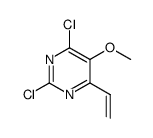 2,6-dichloro-5-methoxy-4-vinylpyrimidine Structure