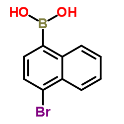 (4-Bromo-1-naphthyl)boronic acid Structure