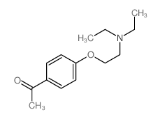 4-(2-(Diethylamino)ethoxy)acetophenone结构式
