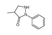 4-methyl-2-phenylpyrazolidin-3-one Structure