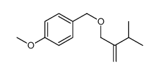 1-methoxy-4-[(3-methyl-2-methylidenebutoxy)methyl]benzene结构式