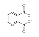Pyridine, 2,3-dinitro- Structure