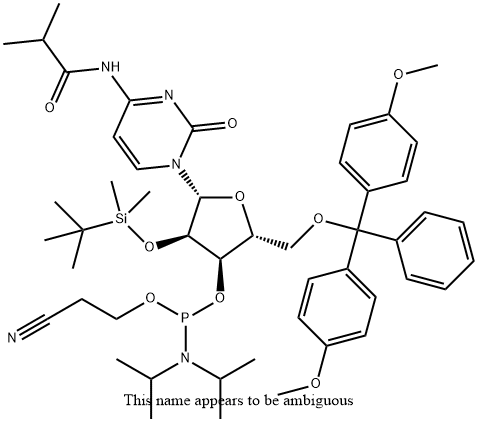 RNA "C" phosphoramidite结构式