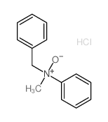 Benzenemethanamine,N-methyl-N-phenyl-, N-oxide, hydrochloride (9CI) Structure