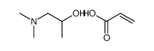 1-(dimethylamino)propan-2-ol,prop-2-enoic acid Structure