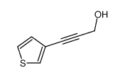 2-Propyn-1-ol, 3-(3-thienyl)- (9CI) Structure
