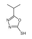 5-异丙基-1,3,4-噁二唑-2-硫醇结构式