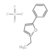 Isoxazolium, 2-ethyl-5-phenyl-, tetrafluoroborate(1-)结构式