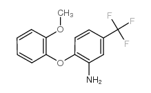 3-amino-4-(2-methoxyphenoxy)benzotrifluoride Structure