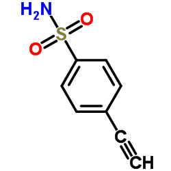 4-乙炔基苯磺酰胺结构式