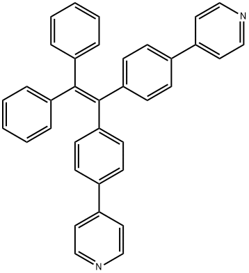 1,1-二苯基-2,2-二(4-吡啶联苯基)乙烯结构式