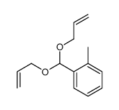 1-[bis(prop-2-enoxy)methyl]-2-methylbenzene Structure