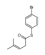 S-(4-bromophenyl) 4-methylpent-3-enethioate Structure