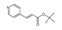 tert-butyl (E)-3-(4-Pyridyl)acrylate Structure