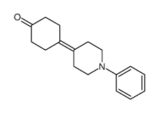 4-(1-phenylpiperidin-4-ylidene)cyclohexan-1-one结构式