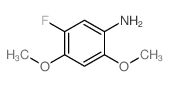 5-氟-2,4-二甲氧基苯胺结构式
