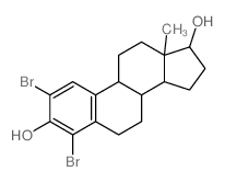 2,4-二溴雌二醇结构式