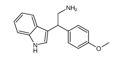 2-(1H-INDOL-3-YL)-2-(4-METHOXY-PHENYL)-ETHYLAMINE结构式