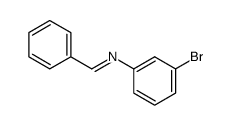 N-benzylidene-3-bromoaniline Structure