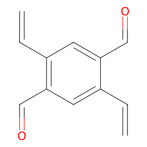 2,5-二乙烯基-1,4-苯二甲醛结构式