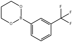 3-trifluoromethylbenzeneboronic acid-1,3-propanediol ester Structure
