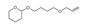 1-allyloxy-4-(tetrahydropyran-2-yloxy)butane结构式