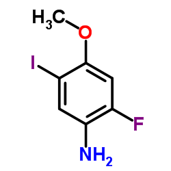 2-Fluoro-5-iodo-4-methoxyaniline Structure