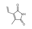 3-Vinyl-4-methyl-3-pyrroline-2,5-dione结构式