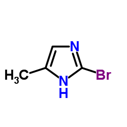 2-溴-4-甲基-1H-咪唑结构式