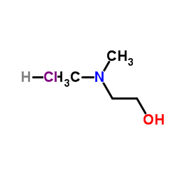 2-(Dimethylamino)ethanol hydrochloride (1:1) Structure