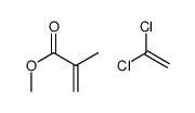 2-甲丙烯酸甲酯与1,1-二氯乙烯的聚合物结构式