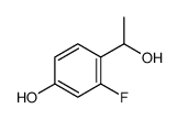 Benzenemethanol, 2-fluoro-4-hydroxy-alpha-methyl- (9CI) Structure