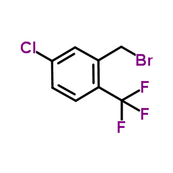 2-Chloro-3-(trifluoromethyl)benzyl bromide Structure