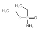 Phosphonamidothioicacid, P-ethyl-, S-ethyl ester结构式