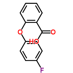 2-(4-Fluorophenoxy)benzoic acid Structure
