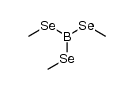 Tris(methylseleno)borane结构式