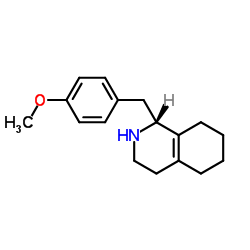 (R)-1,2,3,4,5,6,7,8-Octahydro-1-((4-methoxyphenyl)methyl)isoquinoline Structure