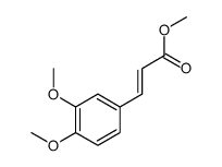 methyl 3-(3,4-dimethoxyphenyl)prop-2-enoate结构式