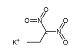 1,1-dinitro-propane, potassium salt Structure