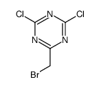 2-(bromomethyl)-4,6-dichloro-1,3,5-triazine结构式