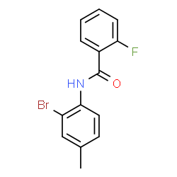 N-(2-Bromo-4-methylphenyl)-2-fluorobenzamide Structure