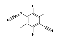 4-azido-2,3,5,6-tetrafluorobenzonitrile结构式