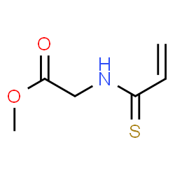 Glycine, N-(1-thioxo-2-propenyl)-, methyl ester (9CI) Structure
