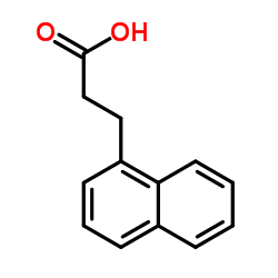 3-(1-Naphthyl)propanoic acid structure